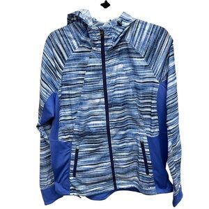 Marmot Womens Muse Jacket Size XL blue trail running wind breaker lightweight